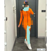 1428 پیراهن ماکسی یقه خشتی جلو زیپدار فانریپ کبریتی فری سایز 38 تا 44 تن شیک