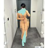 1428 پیراهن ماکسی یقه خشتی جلو زیپدار فانریپ کبریتی فری سایز 38 تا 44 تن شیک