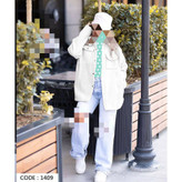 1409 ژکت ژاکت داخل آسترجیب دار همراه با کمربند دورس داخل کرکی عالی فری ۳۶ تا ۴۲ تن شیک