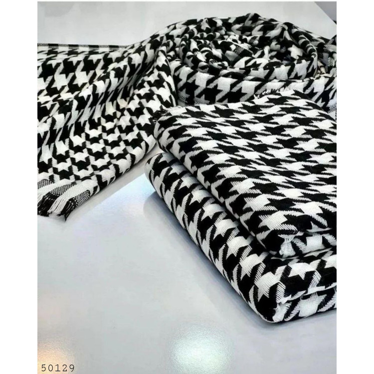 50129 شال آکرولیک بافت پیجازی قواره 70 در 190 نرم و لطیف تن شیک