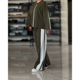 02117 ست بافت وسط خط نرم و لطیف فری سایز ۳۶ تا ۴۸ تن شیک