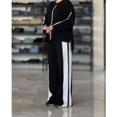 02117 ست بافت وسط خط نرم و لطیف فری سایز ۳۶ تا ۴۸ تن شیک