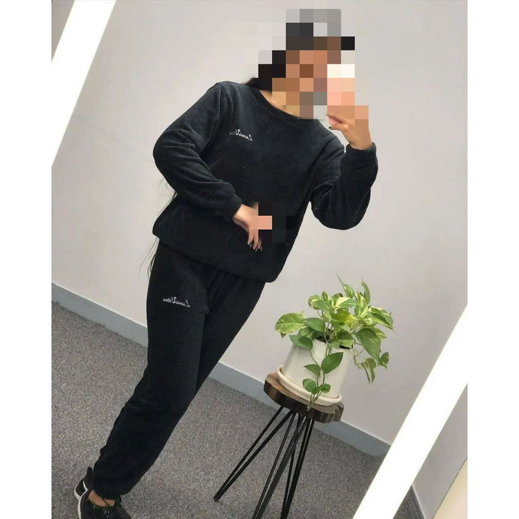 TOP ست بلوز و شلوار کمر کشی جنس تدی فری سایز ۳۶ تا ۴۴ تن شیک