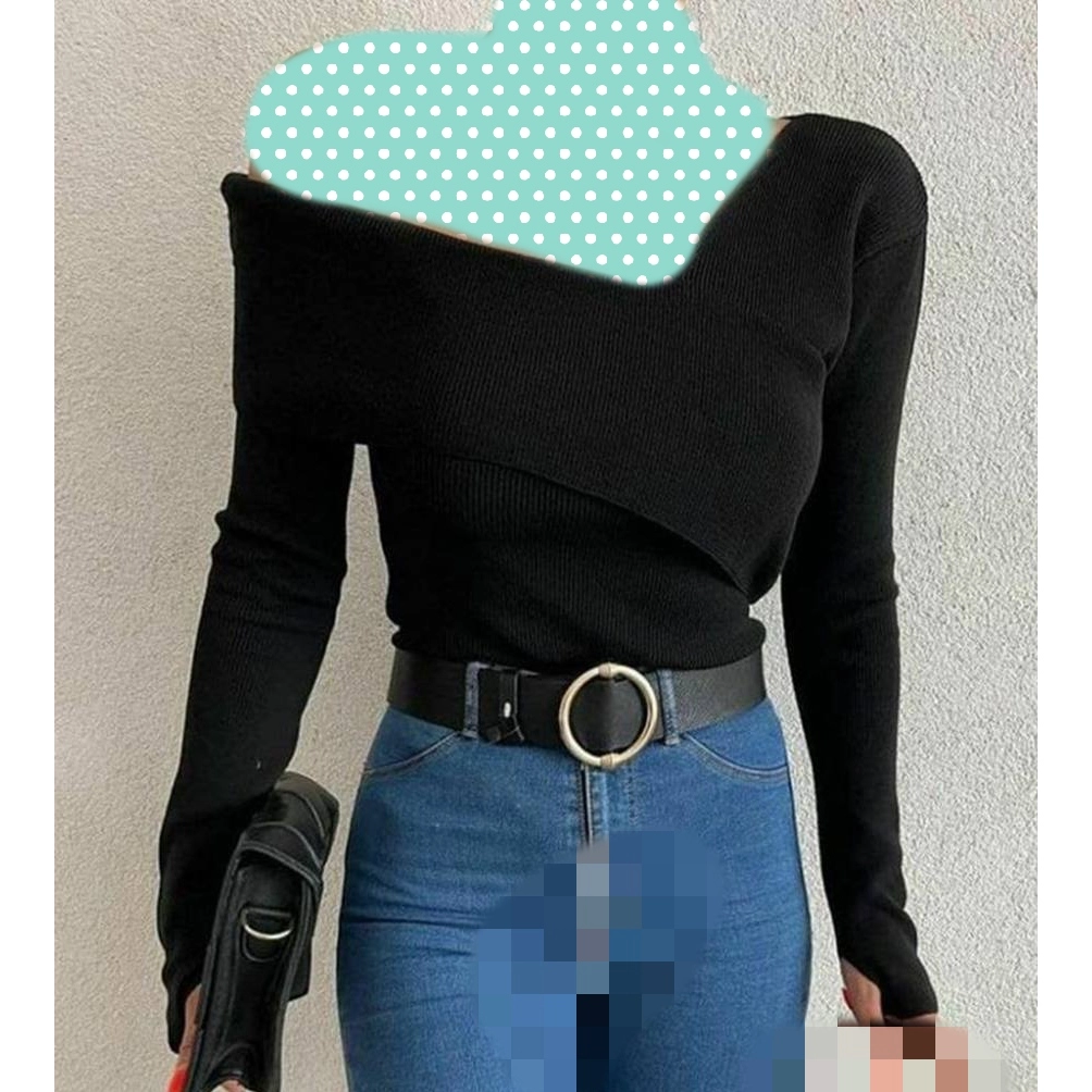 1522 بلوز والان دار یقه برگردون فانریپ کبریتی بسایز ۳۶ تا ۴۴ تن شیک