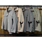 02120 شومیز پارچه مراکشی ضخیم قد جلو شومیز ۶۵ قد پشت شومیز ۷۰ فری سایز ۳۶ تا ۴۴ تن شیک