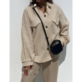 02120 شومیز پارچه مراکشی ضخیم قد جلو شومیز ۶۵ قد پشت شومیز ۷۰ فری سایز ۳۶ تا ۴۴ تن شیک