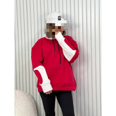 AM هودی جیبدار تیکه دوزی دورس تو کرکی ضخیم گِرَم بالا قد ۷۵ فری سایز ۳۶ تا ۴۴ تن شیک