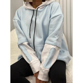 AM هودی جیبدار تیکه دوزی دورس تو کرکی ضخیم گِرَم بالا قد ۷۵ فری سایز ۳۶ تا ۴۴ تن شیک