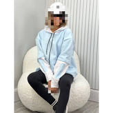 AM هودی جیبدار تیکه دوزی دورس تو کرکی ضخیم گِرَم بالا قد ۷۵ فری سایز ۳۶ تا ۴۴ تن شیک