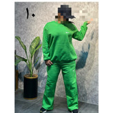 7058 ست دورس و شلوار کرکی ضخیم فری سایز 36 تا 44 تن شیک