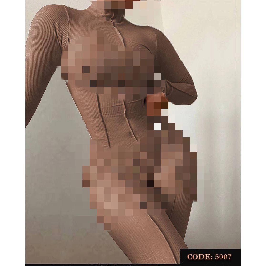 5007 سرهمی اورال اوورال رگه دوزی درزدار فانریپ پنبه قد ۱۳۵ فری سایز ۳۶ تا ۴۴ تن شیک