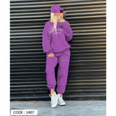 1407 ست هودی و شلوار دورس تو کرکی فری سایز 36 تا 42 تن شیک