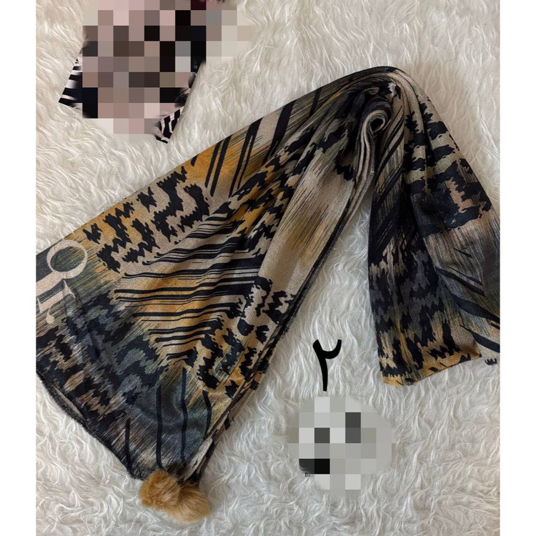 TOP شال مخمل چاپی قواره ۷۰ در ۲۰۰ تن شیک