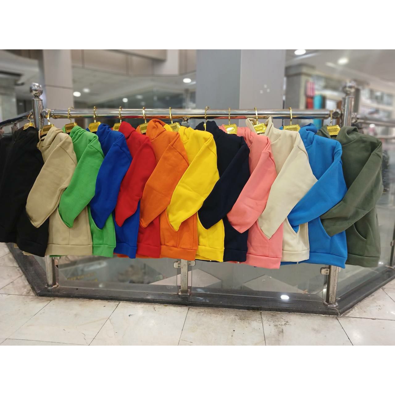 7050 سویشرت تک حوله ای گِرَم بالا قد 75 تن شیک