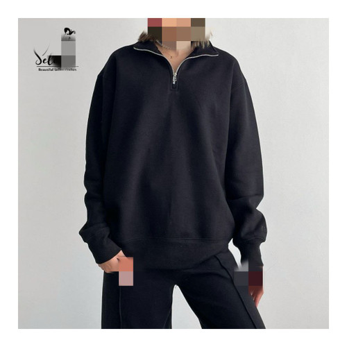 60896 هودی نیم زیپ پلار قد 73 دورس کرکی 36 تا 44 تن شیک