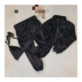 04801 ست ۳ تکه نیمتنه و کراپ و شلوار تدی فری سایز ۳۶ تا ۴۴ تن شیک