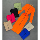 1428 پیراهن ماکسی یقه خشتی جلو زیپدار فانریپ کبریتی فری سایز 38 تا 44 تن شیک