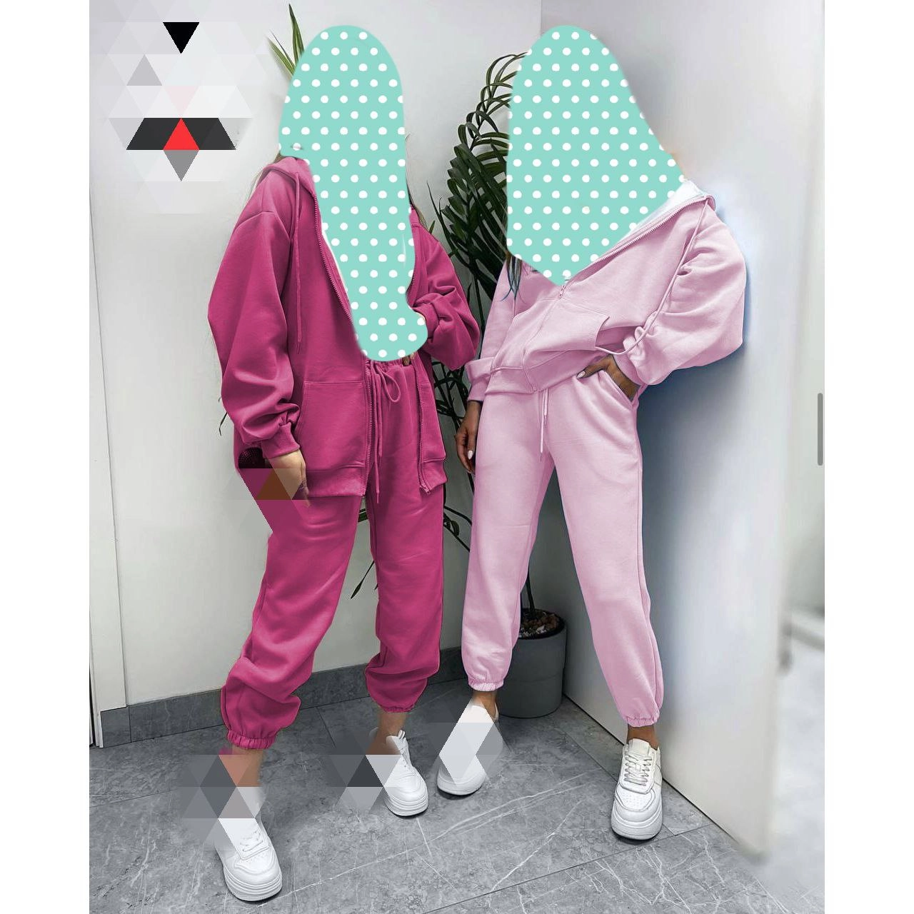 60905 ست سویشرت جاگر دورس کرکی فری سایز 36 تا 44 تن شیک