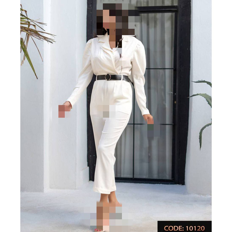 ULT سرهمی اورال اوورال یقه انکلیسی دوبل مازراتی عالی همراه کمربند فری سایز ۳۶ تا ۴۰ تن شیک