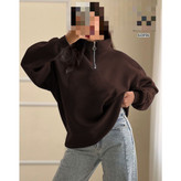 60896 هودی نیم زیپ پلار قد 73 دورس کرکی 36 تا 44 تن شیک