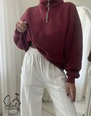 60896 هودی نیم زیپ پلار قد 73 دورس کرکی 36 تا 44 تن شیک