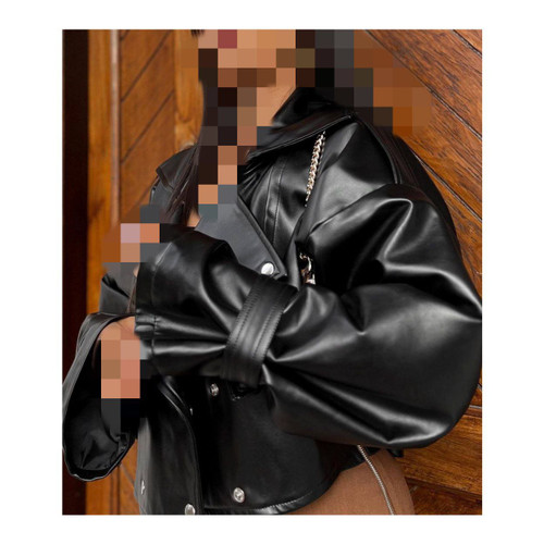 NELI کت چرم عالی قد ۶۵ فری سایز ۳۸ تا ۴۴ تن شیک