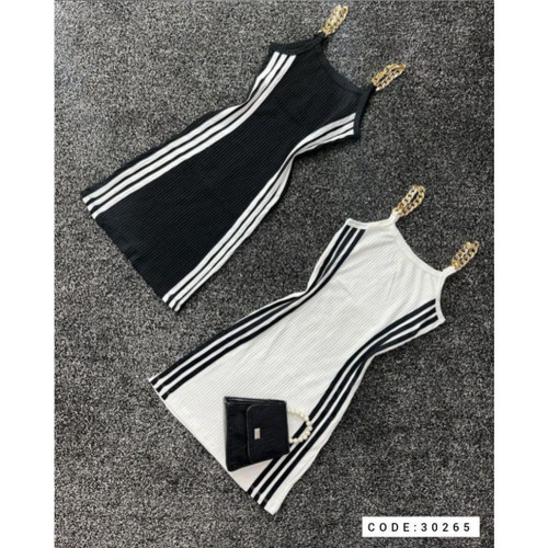 30265 تونیک پیراهن زنجیری کبریتی نواردوزی قد ۹۵ فری سایز ۳۶ تا ۴۲ تن شیک