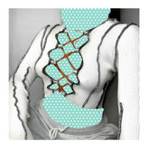 30370 کراپ نیمتنه رگه دوزی کش بافت کبریتی فری سایز ۳۶ تا ۴۲ تن شیک