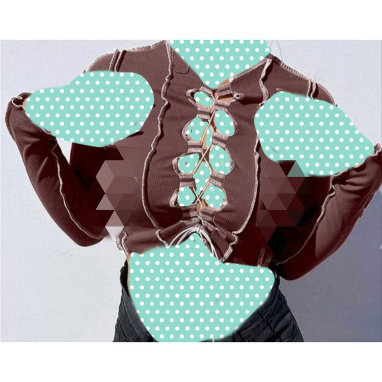 30370 کراپ نیمتنه رگه دوزی کش بافت کبریتی فری سایز ۳۶ تا ۴۲ تن شیک