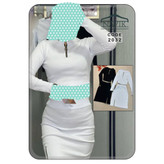 2032 کراپ نیمتنه و دامن زیپدار ناویک فاینریپ پنبه درجه ۱ فری سایز ۳۶ تا ۴۲ تن شیک