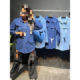 H مانتو شومیز جین پنبه دو جیب قد ۷۵ در ۲ سایزبندی تن شیک