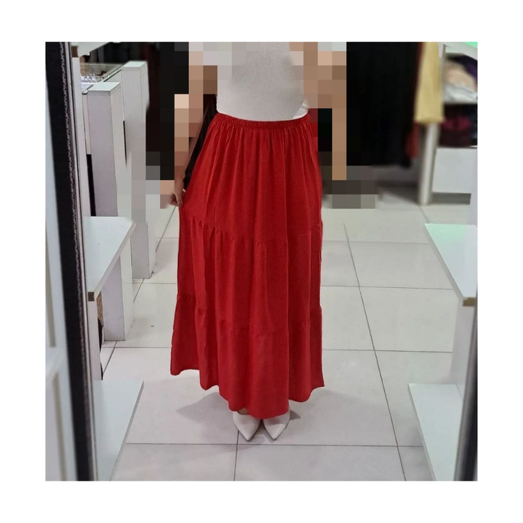 دامن نخی طبقه ای قواره دار حتی بارداری نخ صد در صد بدون مواد فری ۳۶ تا ۵۴ تن شیک