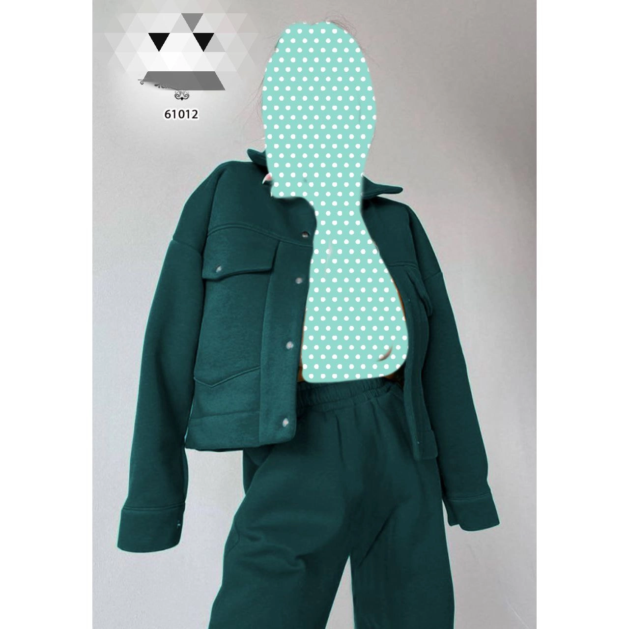 61012 سویشرت و جاگر دورس کرکی فری سایز 36 تا 44 تن شیک