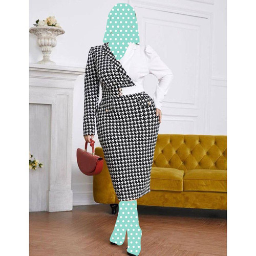 KHOR پیراهن مجلسی طرح پیردوبل کرپ اسکاچی با کمربند بیگ سایز بزرگ فری سایز ۴۴ تا ۴۸ ( ۵۰ جذب ) تن شیک