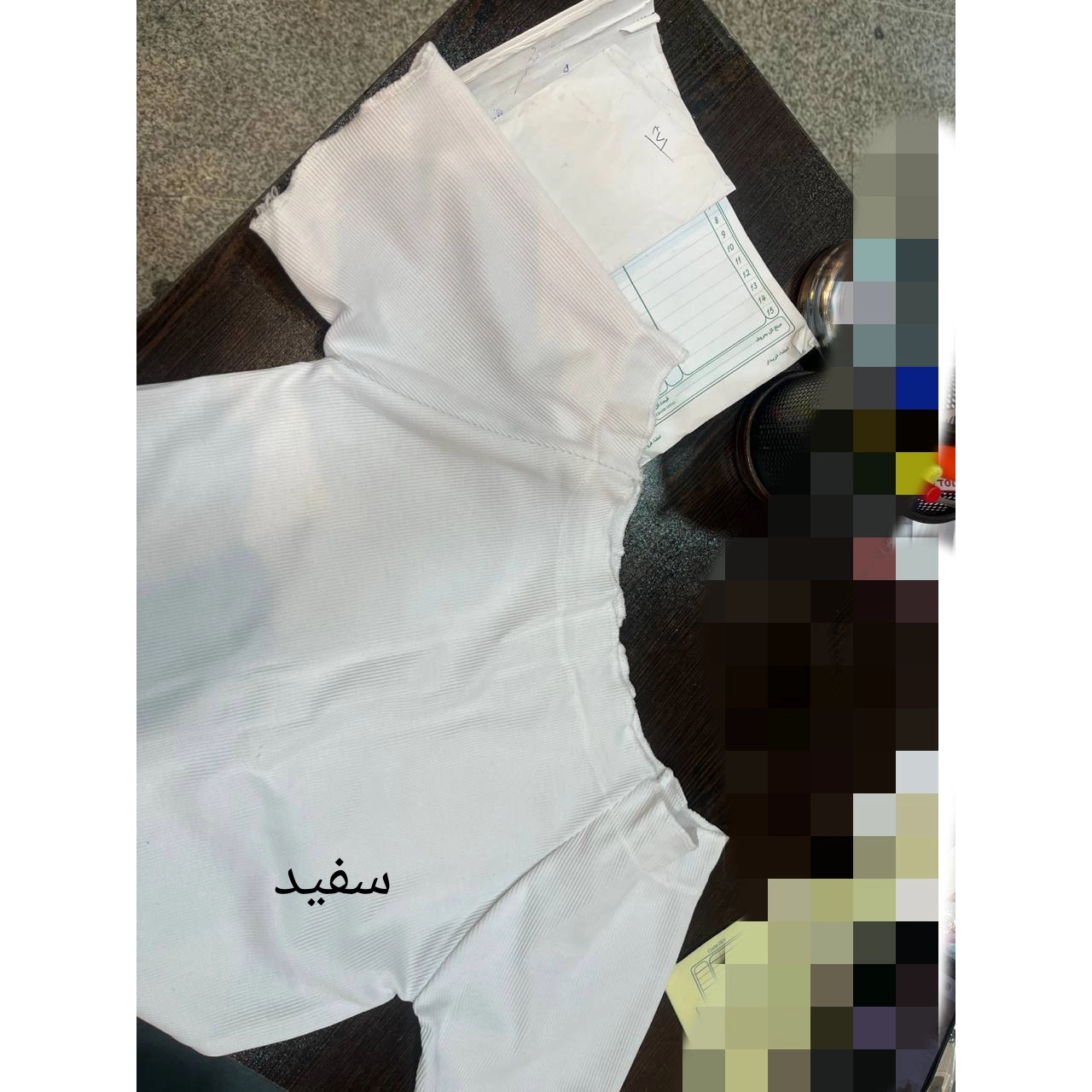 1440 کراپ نیمتنه فانتزی فانریپ پنبه کبریتی فری سایز ۳۸ تا ۴۲ تن شیک - آبی