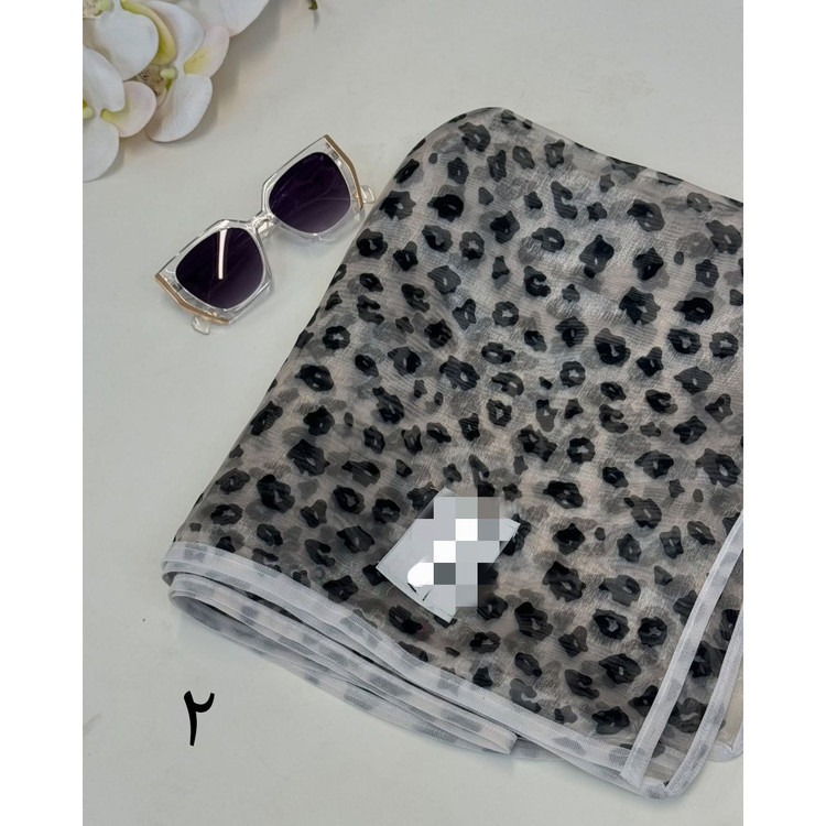 TOP شال تور پلنگی دورگان قواره ۷۰ × ۲۰۰ تن شیک