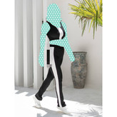 1569 ست نیمتنه کراپ شلوار دمپا فانریپ پنبه بهاری فری سایز ۳۶ تا ۴۲ تن شیک