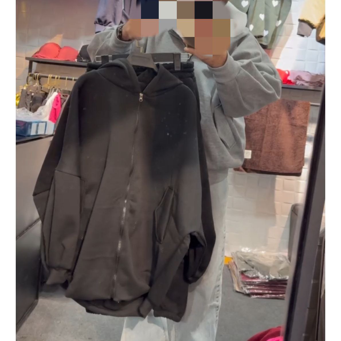 50712 سویشرت تک خفاشی دورس داخل کرکی فری سایز 36 تا 50 تن شیک