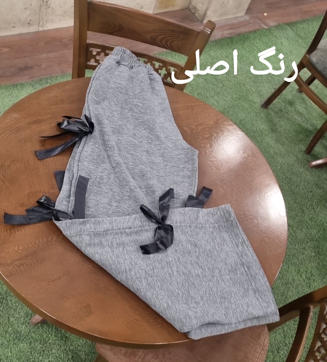 BT ست دورس و‌ شلوار بگ بغل بند دار کرکی توکرکی داخل کرکی فری سایز ۳۶ تا ۴۴ تن شیک