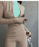 1552 سرهمی اورال اوورال فینگری زیپدار فانریپ پنبه کبریتی قد 135 فری سایز 36 تا 44 تن شیک