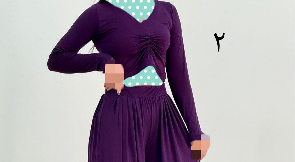 VALE کراپ‌ نیمتنه نیم‌ تنه تک وسط گتردار فلامنت نرم و لطیف قد ۴۵ فری سایز ۳۶ تا ۴۲ تن شیک