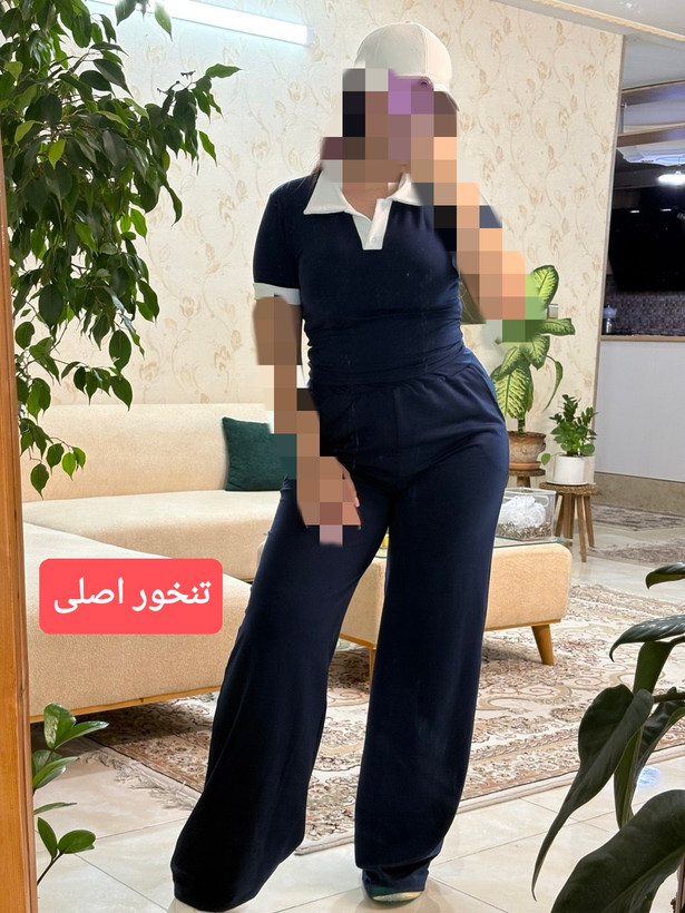 80401 ست پلوشرت و شلوار بگ دونخ گلکسی عالی قد پلوشرت ۵۰ قد شلوار ۱۱۲ تا ۱۱۵ فری سایز ۳۸ تا ۴۴ تن شیک