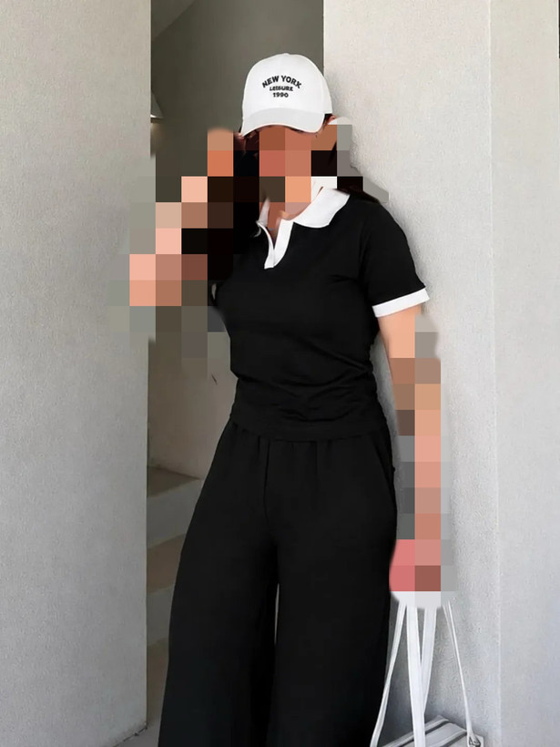 80401 ست پلوشرت و شلوار بگ دونخ گلکسی عالی قد پلوشرت ۵۰ قد شلوار ۱۱۲ تا ۱۱۵ فری سایز ۳۸ تا ۴۴ تن شیک